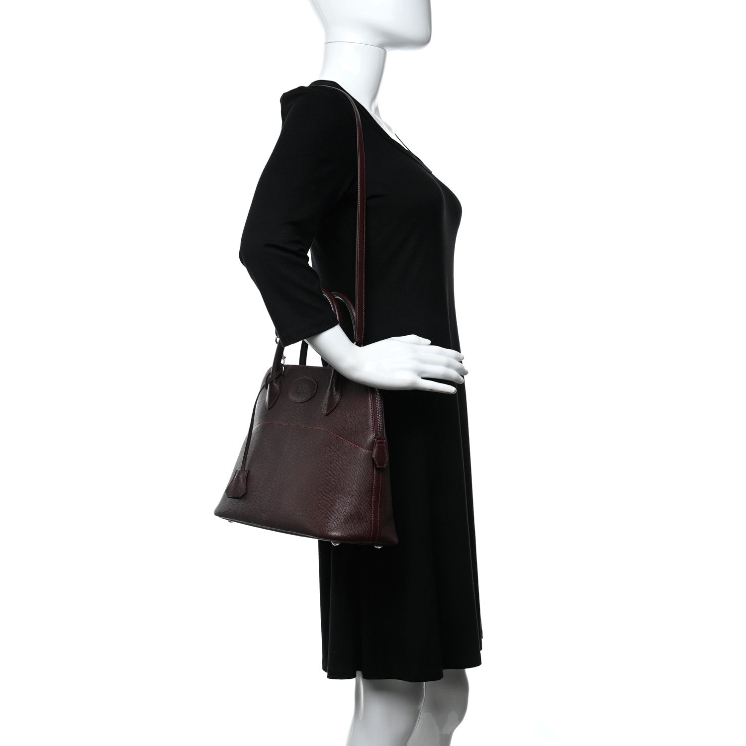 Hermes Chevre Mysore Bolide 31 Prune 3 of 10