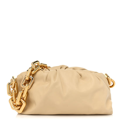 Bottega Veneta Calfskin The Pouch Chain Porridge 1 of 7