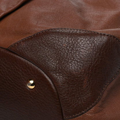 MCM Calfskin Shopper Tote Brown 12 of 21