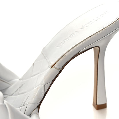 Bottega Veneta Nappa Maxi Intrecciato Lido Mule Sandals 37 Optic White 13 of 14