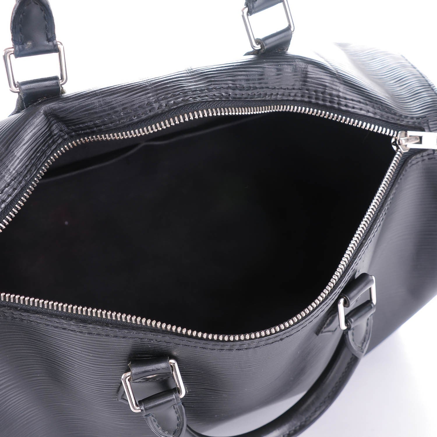 Louis Vuitton Epi Speedy 30 Black 5 of 8