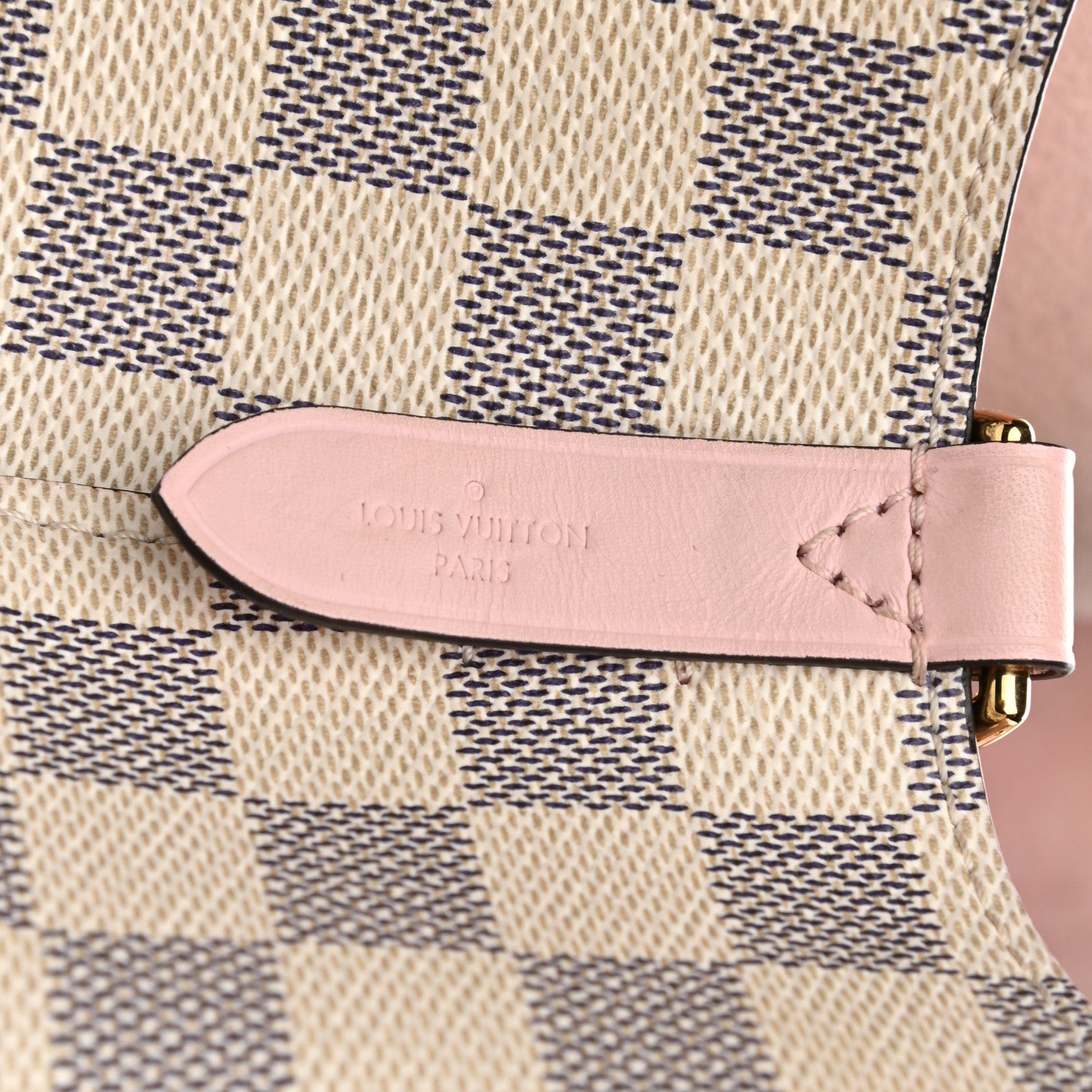 Louis Vuitton Damier Azur Neonoe MM Eau De Rose 7 of 10