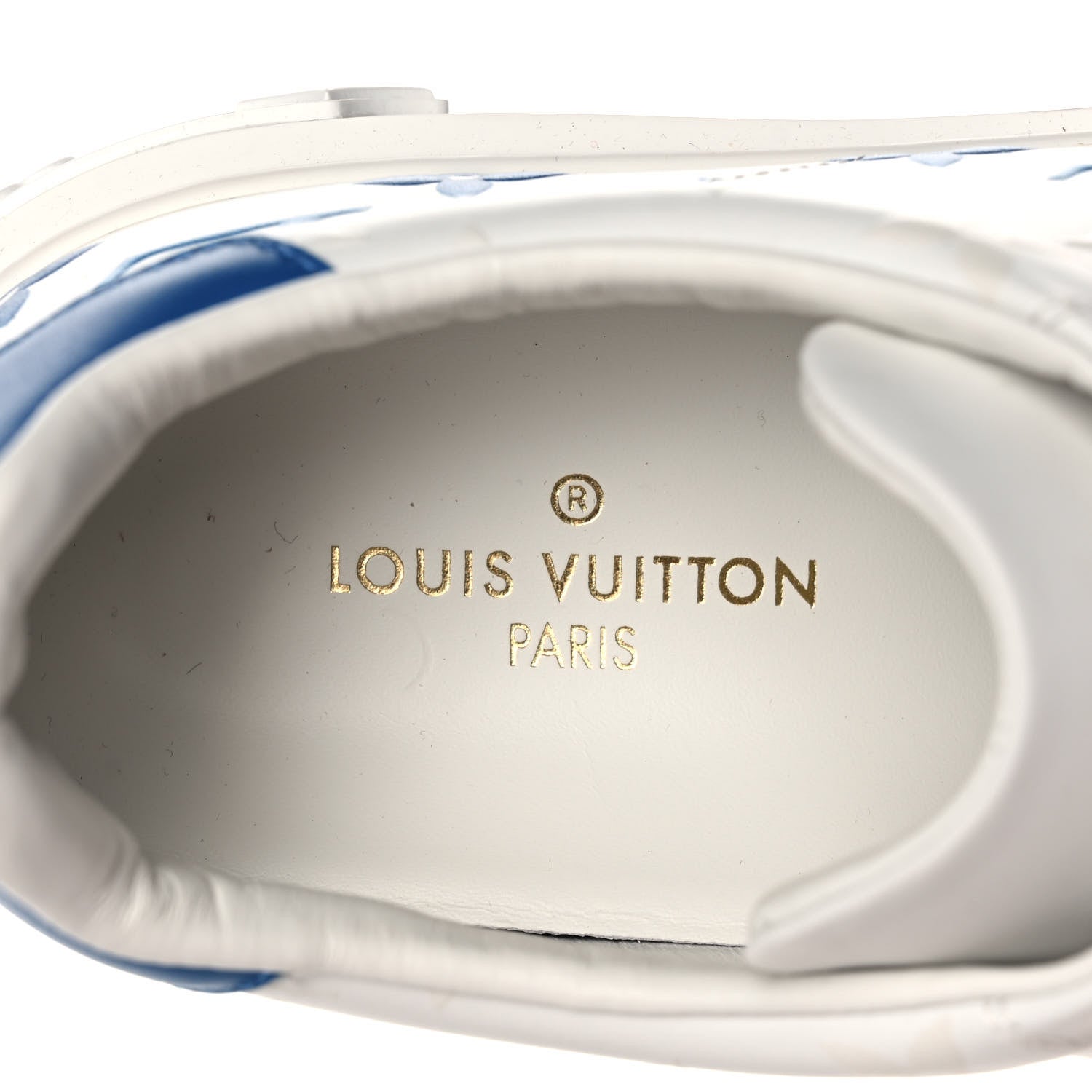 Louis Vuitton Monogram Time Out Sneakers 36 Blue 7 of 11