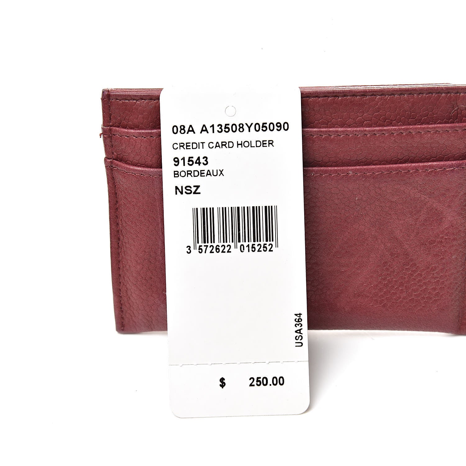 Chanel Caviar Timeless CC Card Holder Bordeaux 14 of 15