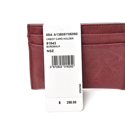 Chanel Caviar Timeless CC Card Holder Bordeaux 14 of 15