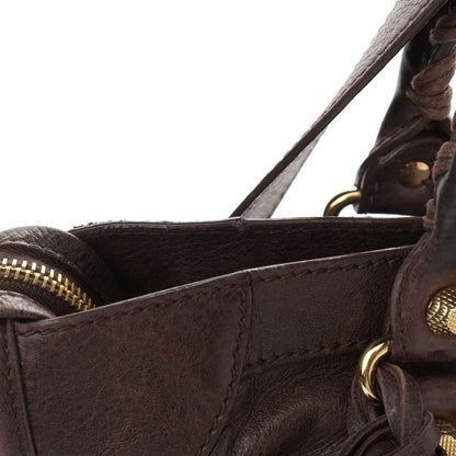 Balenciaga Agneau Giant 12 Gold Hardware City Cigare Fonce 19 of 22