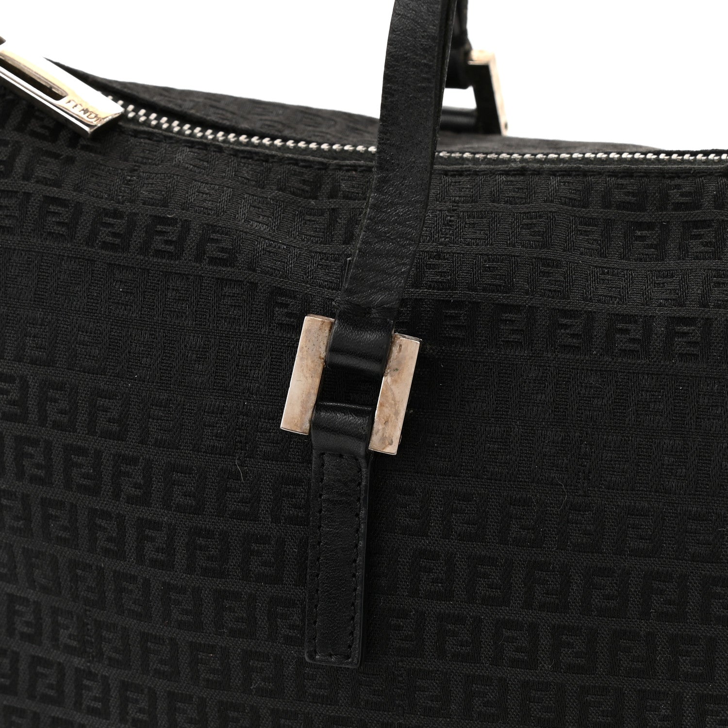 Fendi Zucchino Tote Black 14 of 19