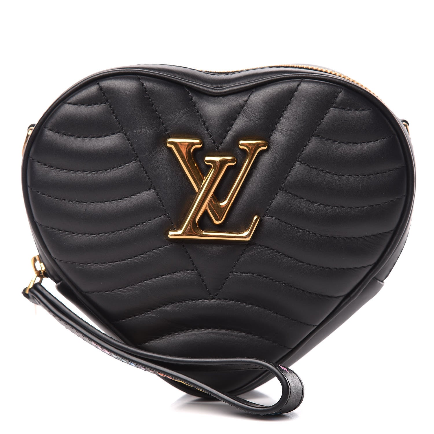 Louis Vuitton Calfskin New Wave Heart Bag Black 1 of 10