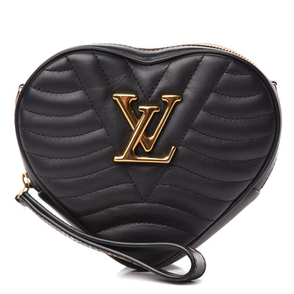 Louis Vuitton Calfskin New Wave Heart Bag Black 1 of 10