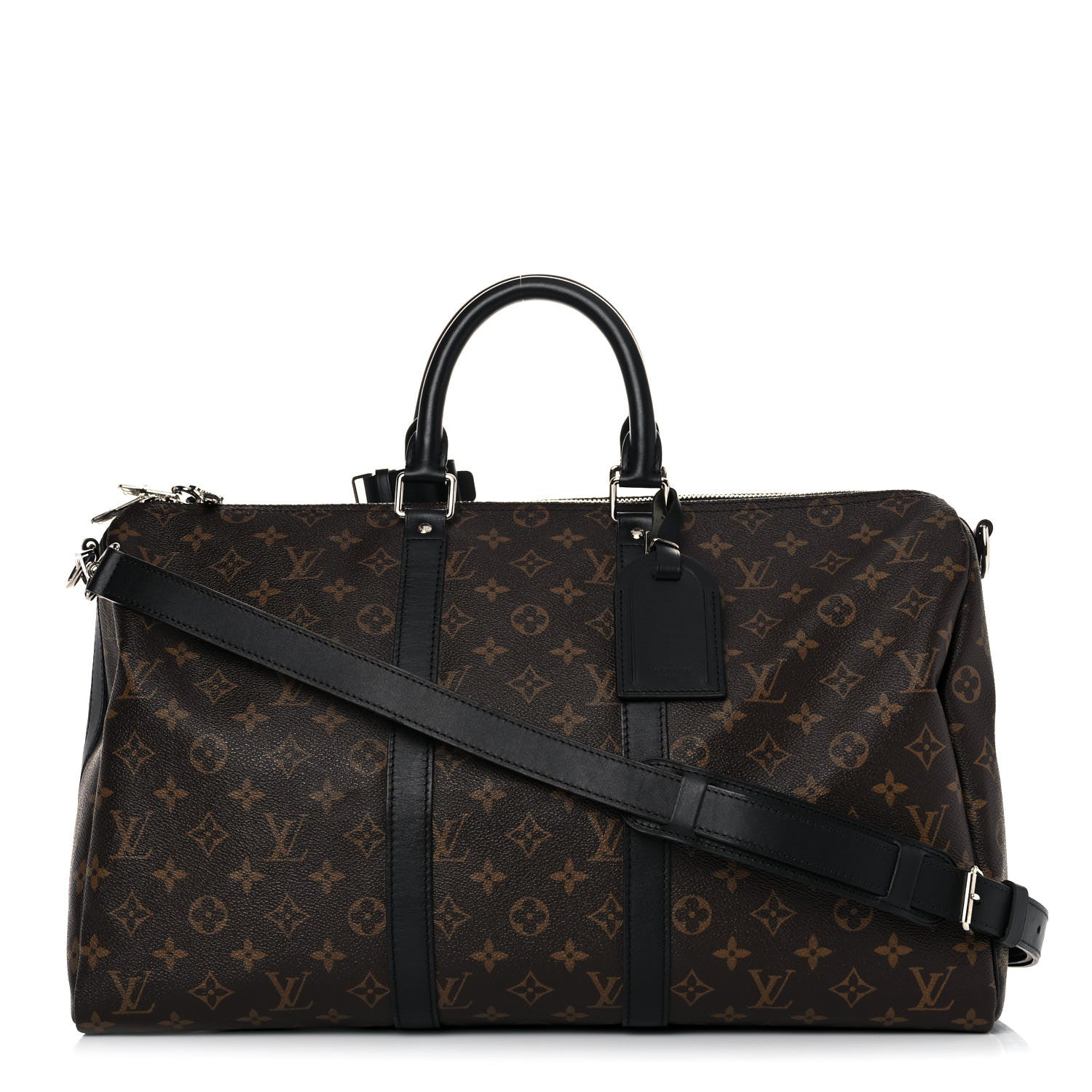 Louis Vuitton Monogram Macassar Keepall Bandouliere 45 1 of 15