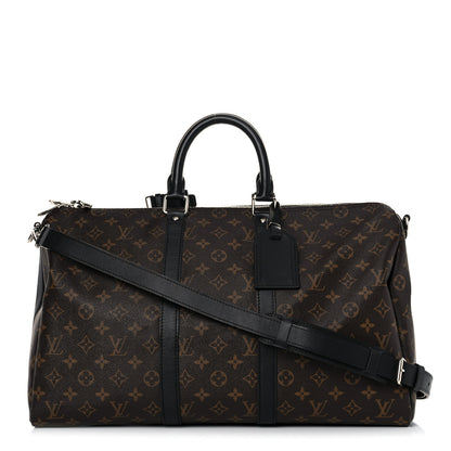 Louis Vuitton Monogram Macassar Keepall Bandouliere 45 1 of 15