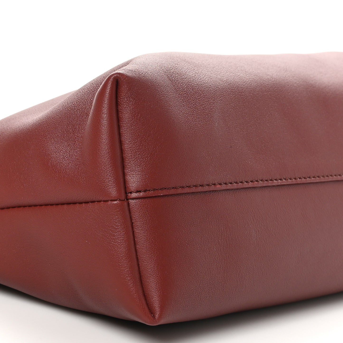 Mellow Nappa Medium Donut Chain Flamenco Knot Clutch Syrup
