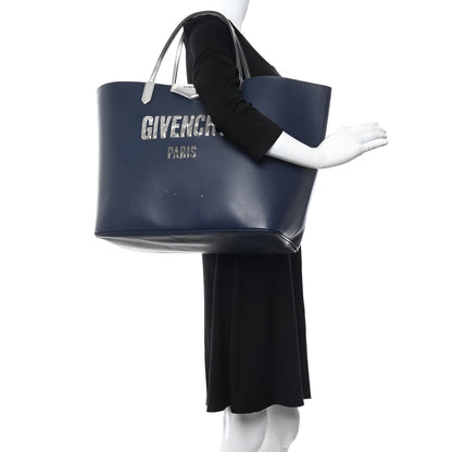 Givenchy Calfskin Large Antigona Tote Night Blue Silver 2 of 9