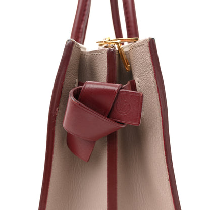 Louis Vuitton Monogram Cuir Plume Very Tote MM Mastic Raisin 14 of 15
