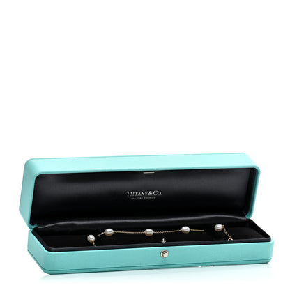 Tiffany 18K Yellow Gold Pearl 5.5-6mm Elsa Peretti Pearls By The Yard Bracelet 4 of 4