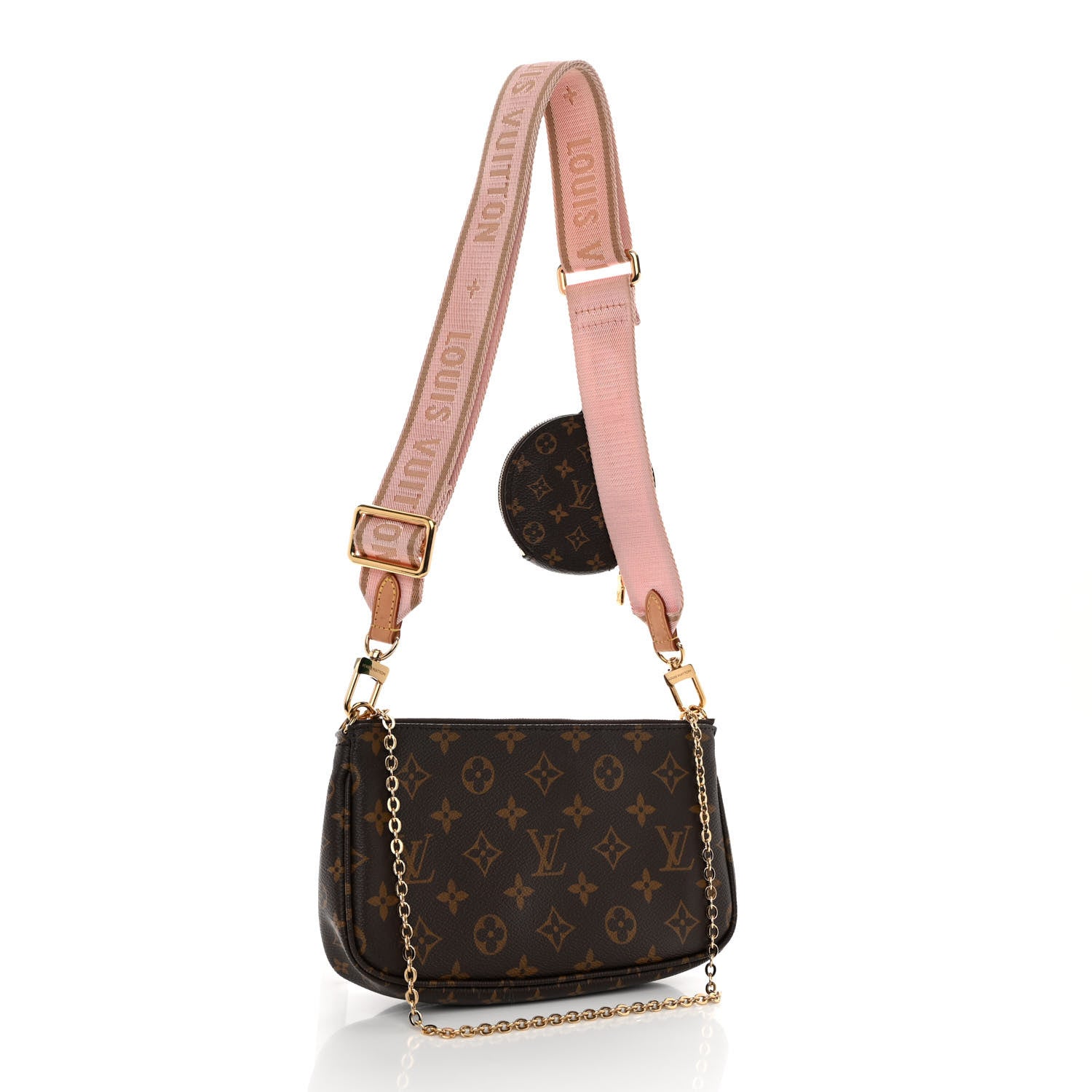 Louis Vuitton Monogram Multi Pochette Accessories Rose Clair 3 of 9