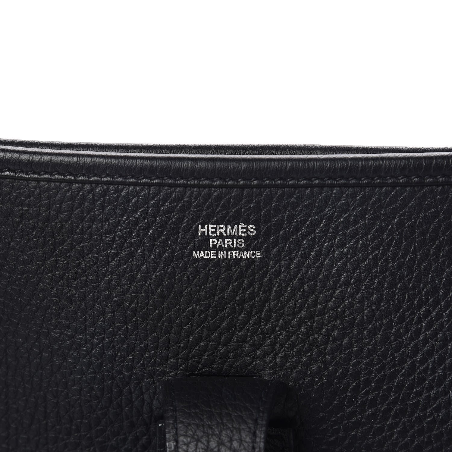 Hermes Taurillon Clemence Evelyne III GM Black 6 of 19