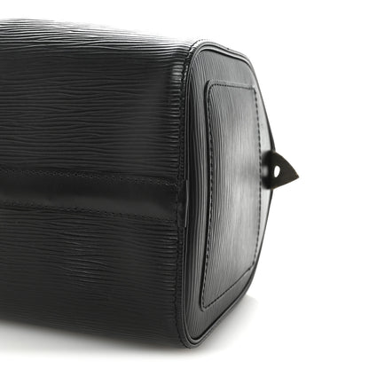 Louis Vuitton Epi Speedy 25 Black 10 of 10