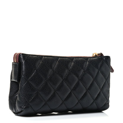 Chanel Caviar Cosmetic Case Black 2 of 4