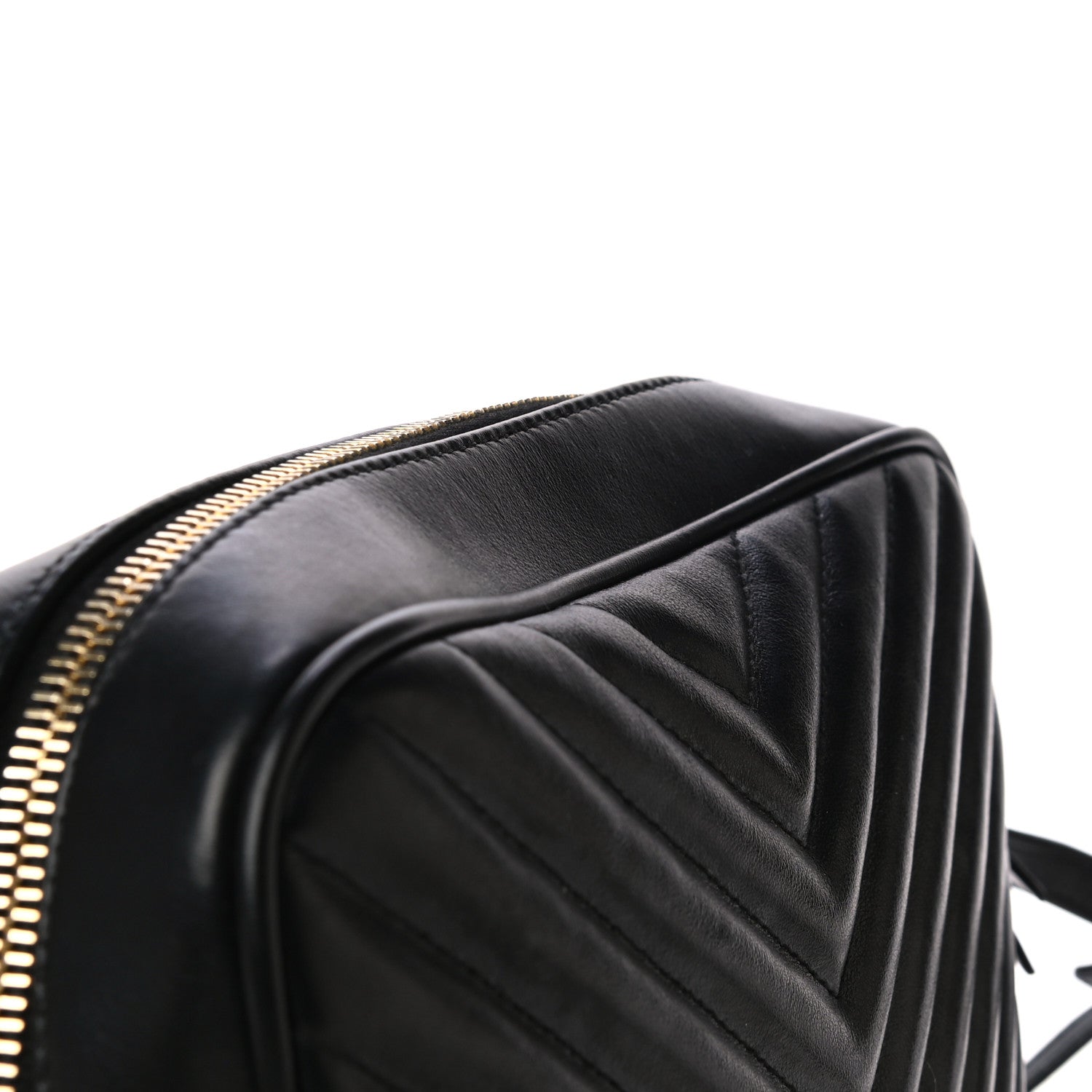 Saint Laurent Calfskin Matelasse Monogram Lou Camera Bag Black 15 of 17