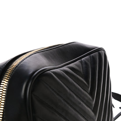 Saint Laurent Calfskin Matelasse Monogram Lou Camera Bag Black 15 of 17