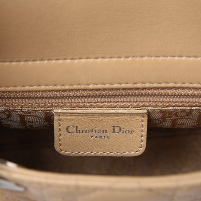 Christian Dior Lambskin Cannage Mini Lady Dior Beige 6 of 14