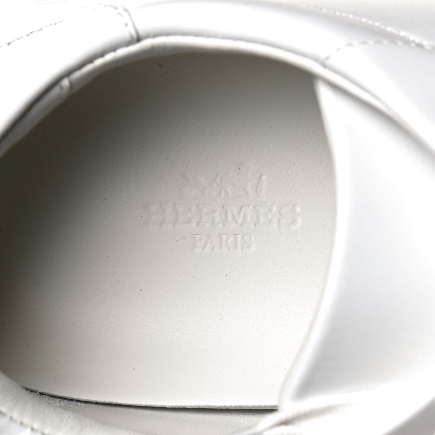 Hermes Calfskin Day Sneakers 40 White 9 of 10