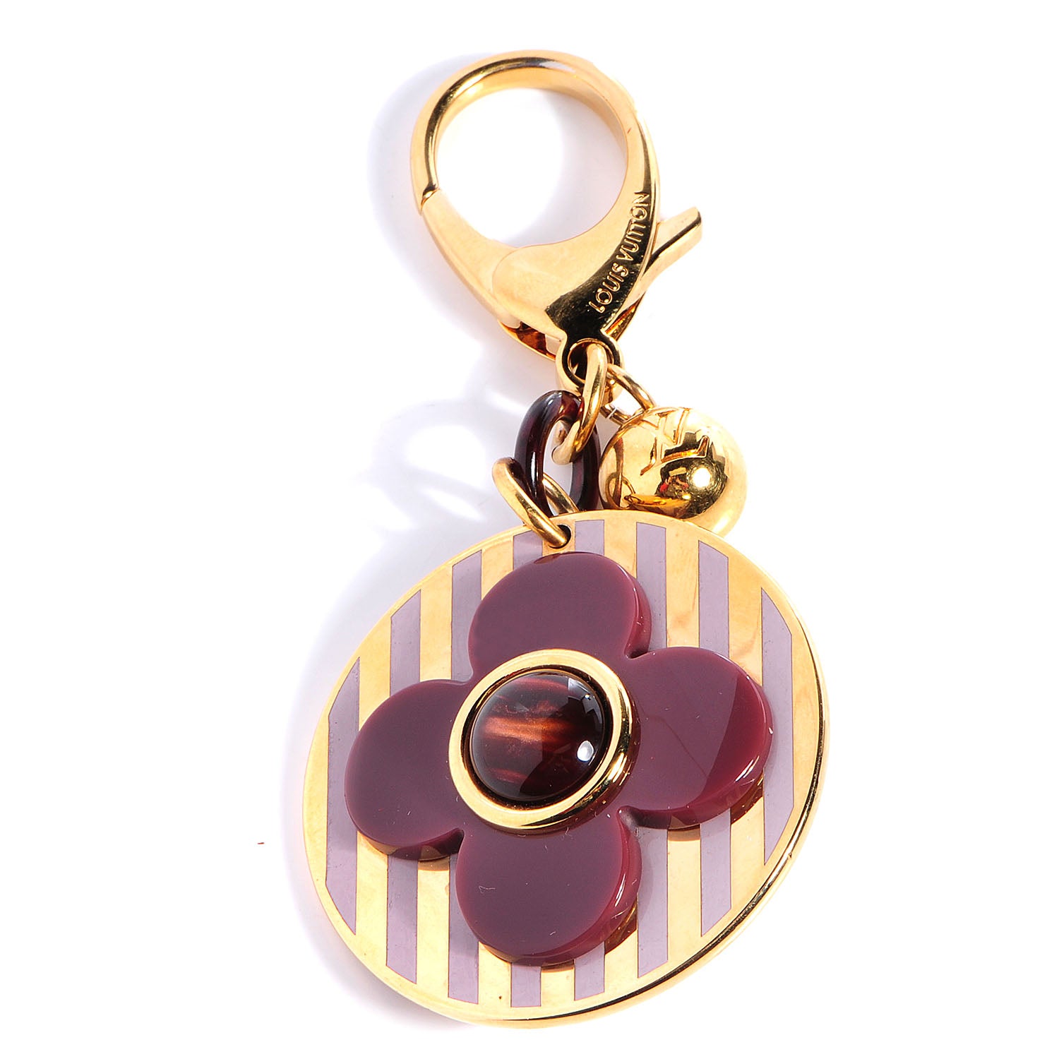 Louis Vuitton Rayures Bag Charm Purple 1 of 5