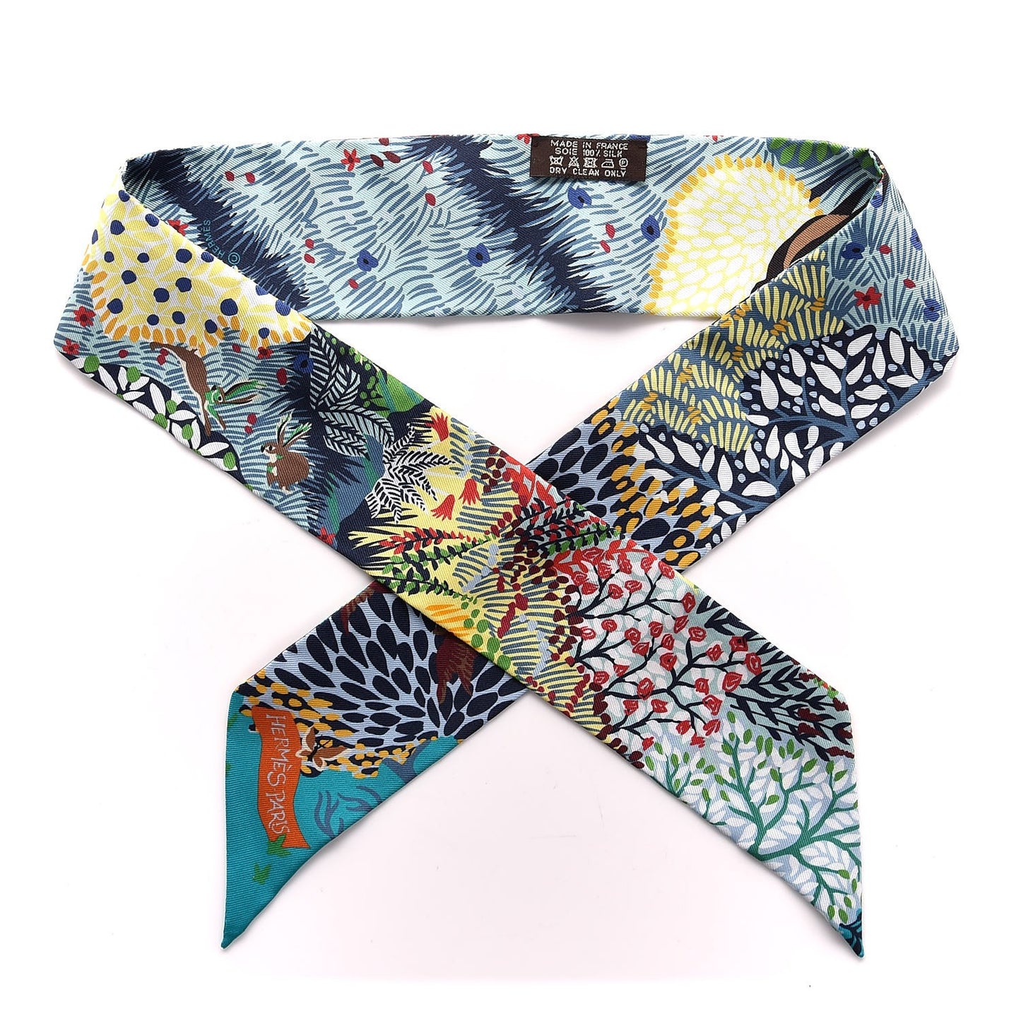 Silk Dans un Jardin Anglais Twilly Canard Vert Jaune