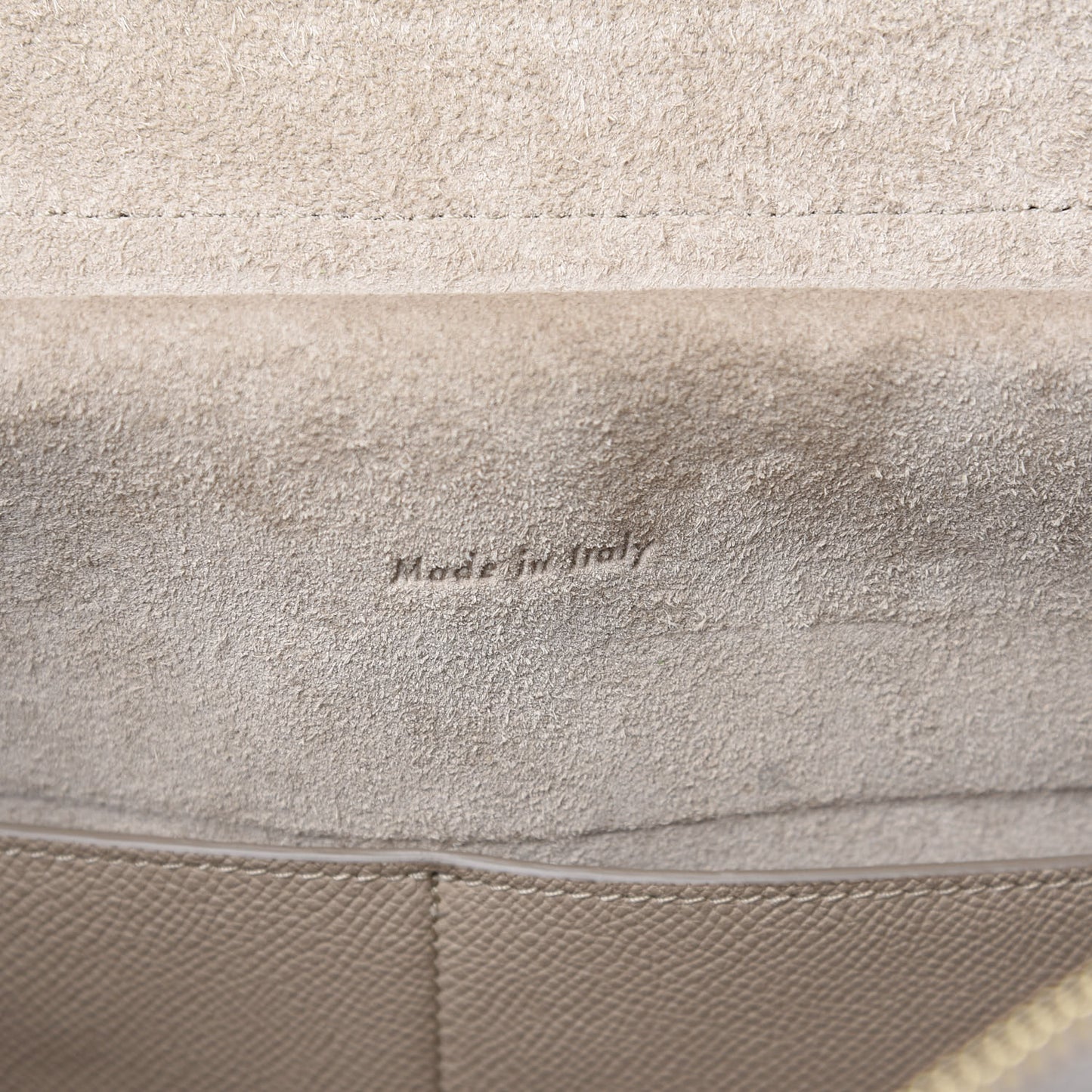 Grained Calfskin Mini Belt Bag Light Taupe