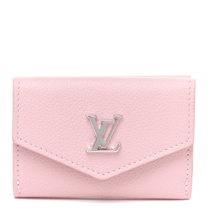 Louis Vuitton Calfskin Lockmini Wallet Rose Ballerine 1 of 7