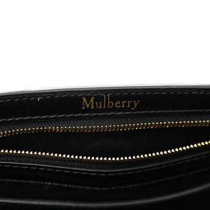 Mulberry Crocodile Embossed Calfskin Bayswater Black 8 of 13
