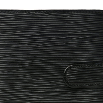 Louis Vuitton Epi Porte-Billets Compact Wallet Black 6 of 11