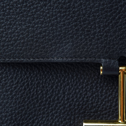 Tom Ford Calfskin Large T Clasp Tara Crossbody Bag Black 8 of 9