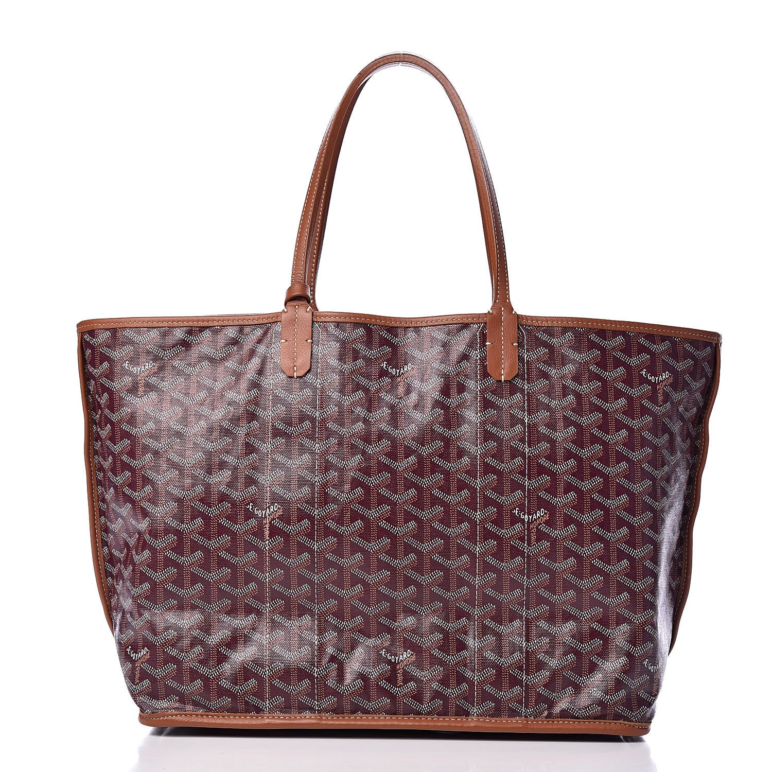 Goyard Goyardine Reversible Anjou PM Burgundy 4 of 18