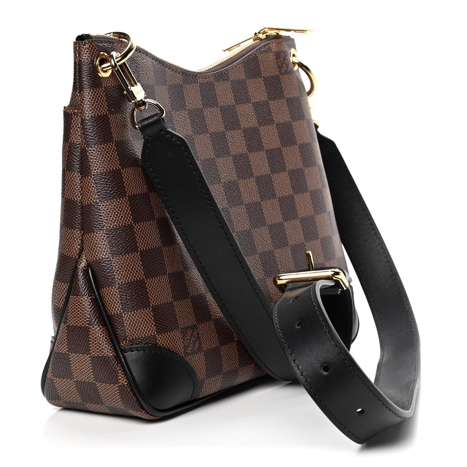 Louis Vuitton Damier Ebene Odeon PM Black 2 of 4