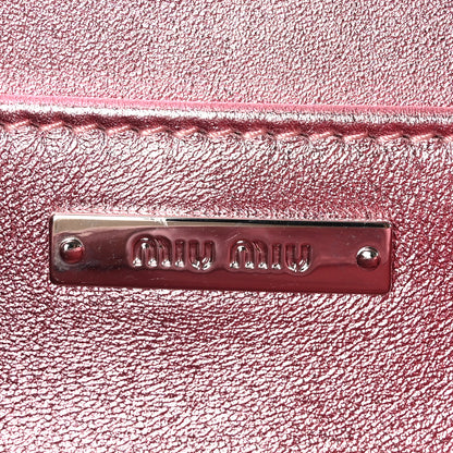 Miu Miu Paillettes Sequin Cleo Top Handle Rosa 5 of 8