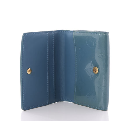 Louis Vuitton Vernis Ludlow Wallet Blue Galactic 4 of 7