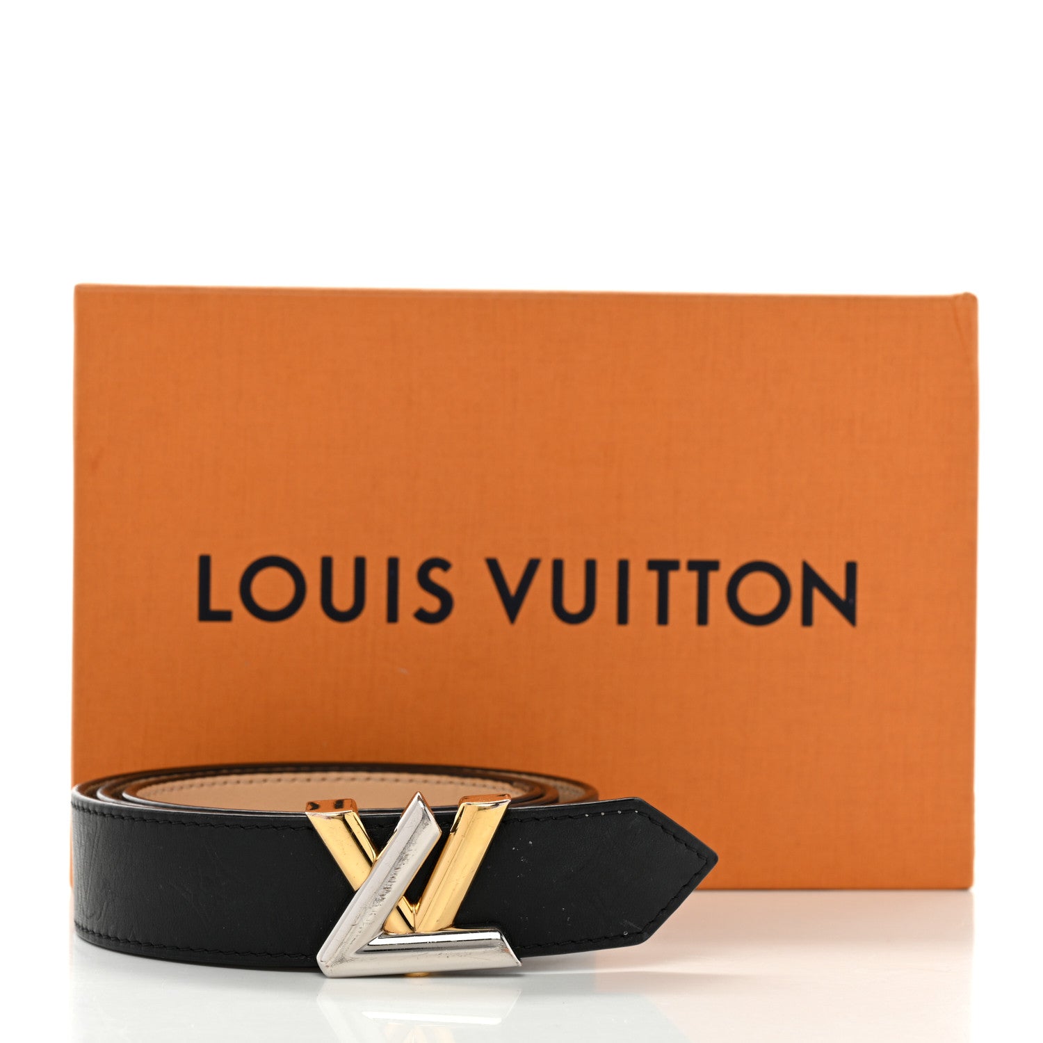 Louis Vuitton Calfskin 40mm LV Twist Belt Black 7 of 7