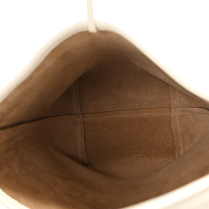 The Row Grained Calfskin Small N/S Park Tote Ivory 5 of 9