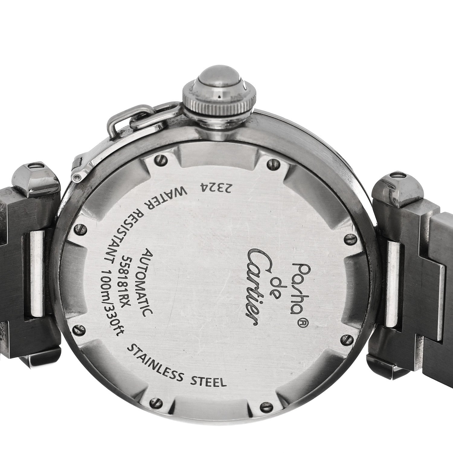 Cartier Stainless Steel 35mm Pasha C Automatic Watch 4 of 5