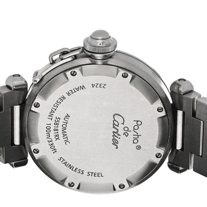 Cartier Stainless Steel 35mm Pasha C Automatic Watch 4 of 5