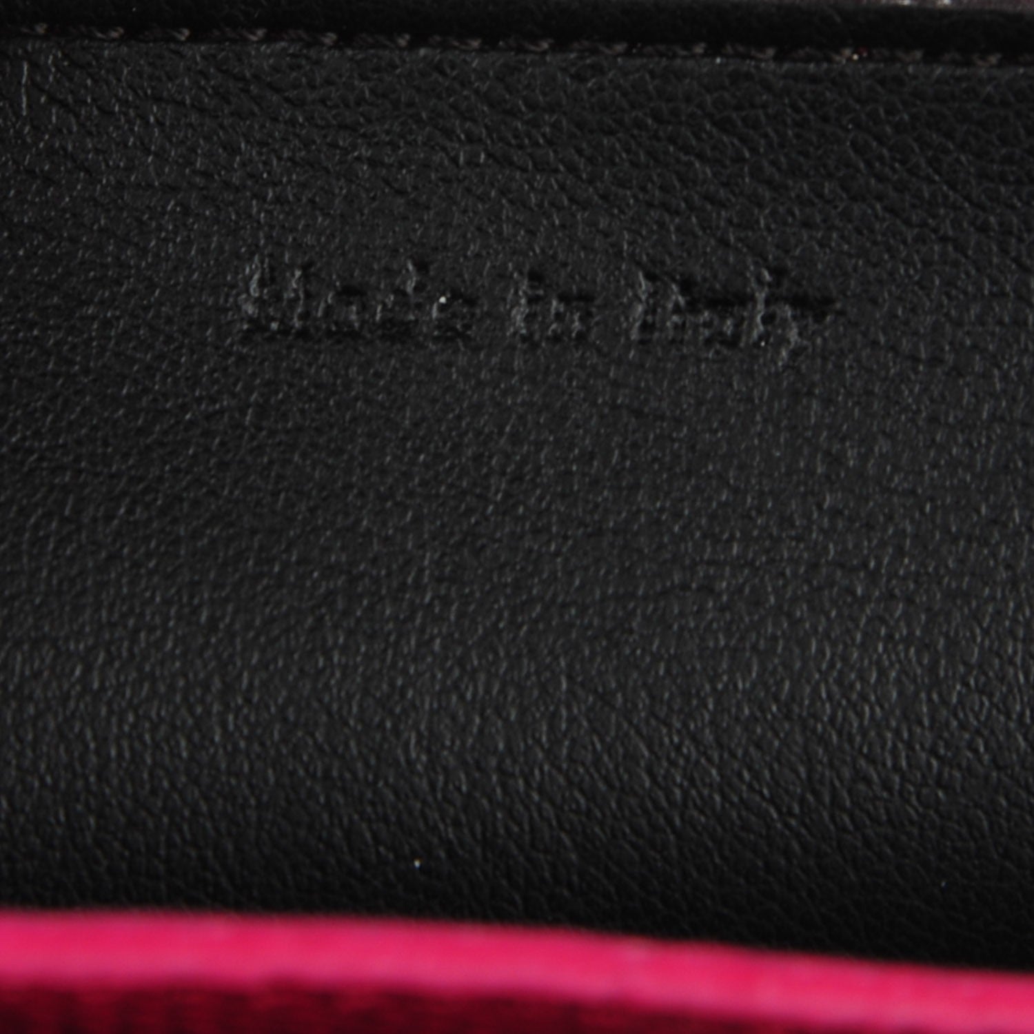 Celine Grained Calfskin Solo Trio Cosmetic Pouch Fuchsia 6 of 7