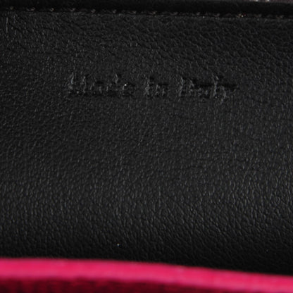 Celine Grained Calfskin Solo Trio Cosmetic Pouch Fuchsia 6 of 7