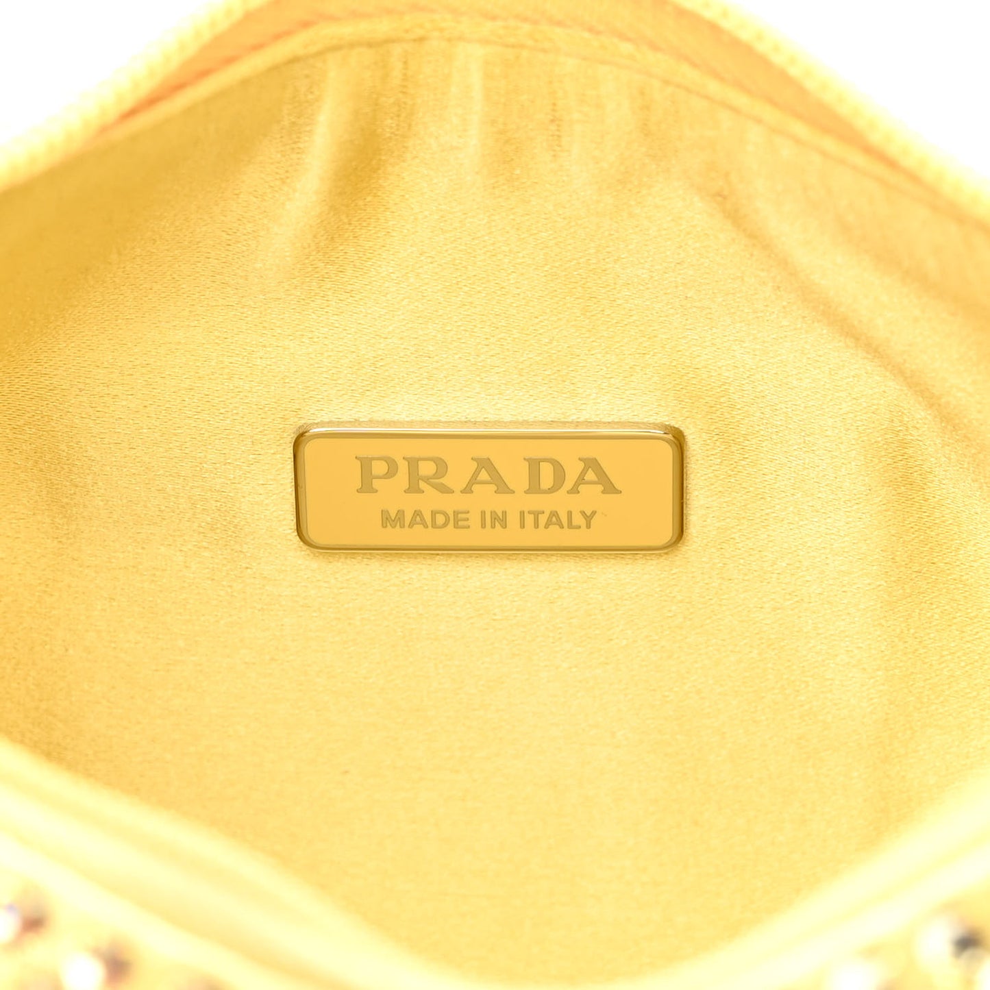 Satin Crystal Mini Re-Edition 2000 Bag Ananas