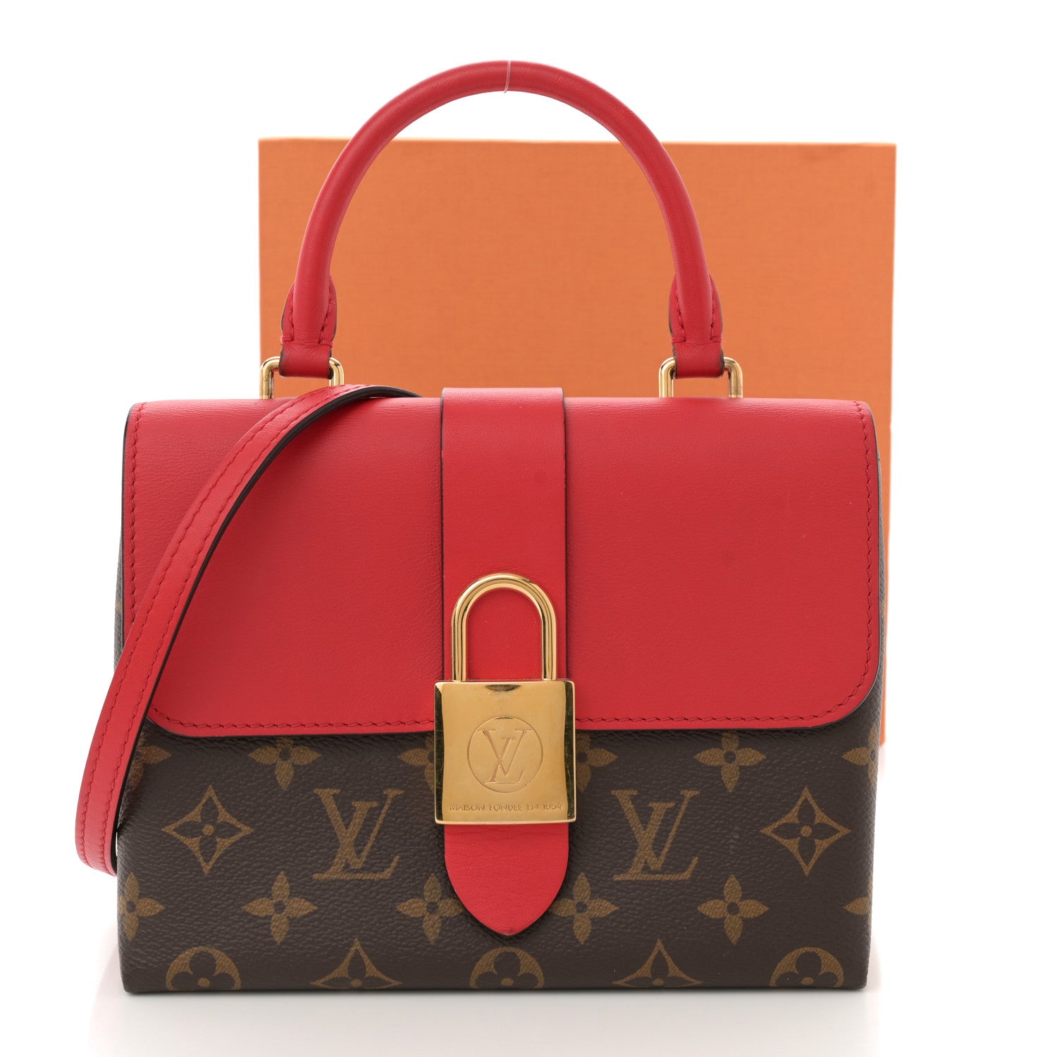 Louis Vuitton Monogram Locky BB Coquelicot 14 of 14