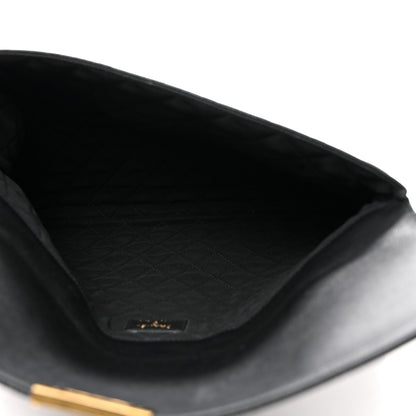 Chanel Caviar Quilted Large Golden Class Pouch Black 5 of 9