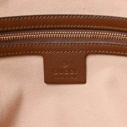 Gucci Soft GG Supreme Monogram Medium Crossbody Tote Beige Cuir 5 of 12