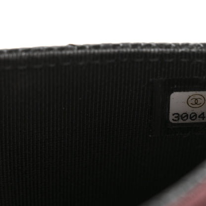 Chanel Caviar Quilted Flap Card Holder Wallet Black 8 of 9