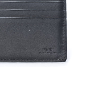 Fendi Vitello Grace FF 1974 Embossed Bi-fold Wallet Black 6 of 8